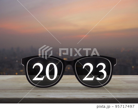 Business vision happy new year 2023 cover concept Business vision happy new year 2023 cover concept 95717497