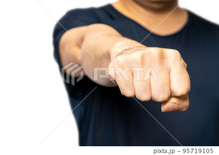 男性の握り拳 男性の握り拳 95719105