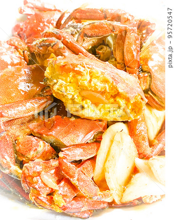 中国上海料理・毛蟹年糕(モクズガニと餅の炒め) 中国上海料理・毛蟹年糕(モクズガニと餅の炒め) 95720547