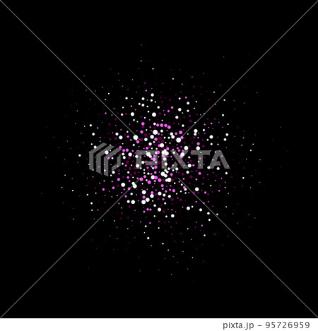 colored shiny splash on black background. Vector illustration colored shiny splash on black background. Vector illustration 95726959