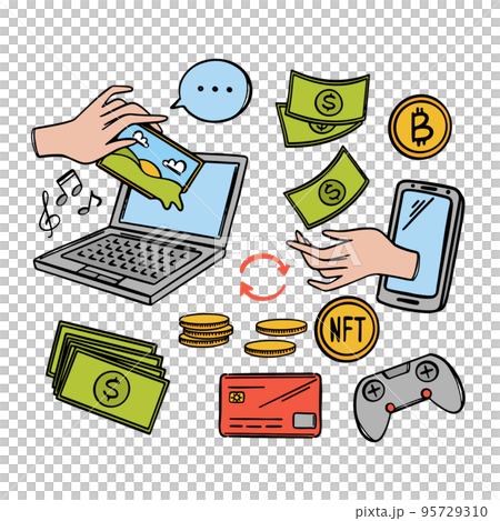 MODERN MARKET OF ARTISTS Online Selling Of Arts And Musical Works For Cryptocurrency Network Technology Crypto Store Internet Marketplace Non-fungible Token MODERN MARKET OF ARTISTS Online Selling Of Arts And Musical Works For Cryptocurrency Network Technology Crypto Store Internet Marketplace Non-fungible Token 95729310