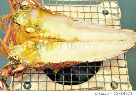 伊勢海老炭火焼き 伊勢海老炭火焼き 95734678