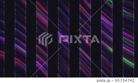 Glowing stripes Glowing stripes 95734742