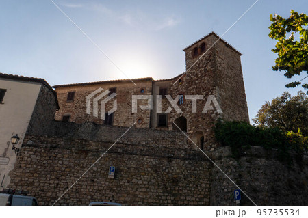 Castellina in Chianti, Siena, Tuscany, Italy: village view 95735534
