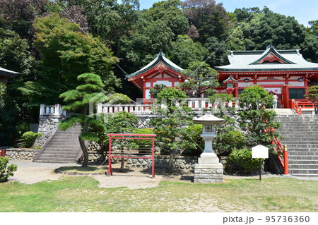 日本 栃木県のパワースポット 縁結び 足利織姫神社 周辺の風景 夏 日本 栃木県のパワースポット 縁結び 足利織姫神社 周辺の風景 夏 95736360
