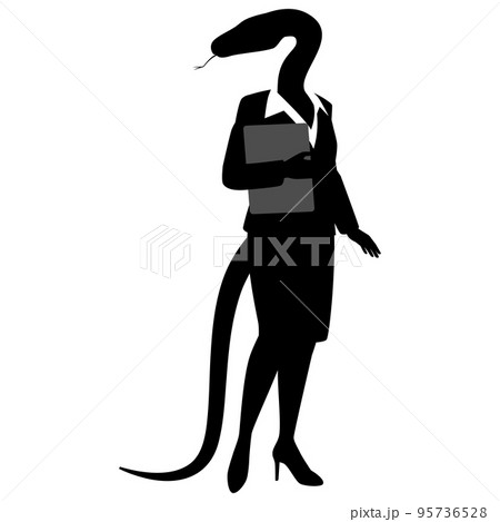 蛇ビジネスウーマン 95736528