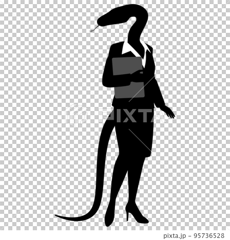 蛇ビジネスウーマン 95736528