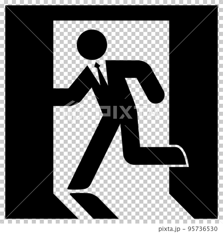 Escape businessman Escape businessman 95736530