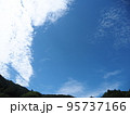 里山の風景　青空と雲B 95737166