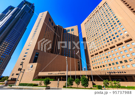 東京 西新宿 ハイアットリージェンシー東京と小田急第一生命ビル 東京 西新宿 ハイアットリージェンシー東京と小田急第一生命ビル 95737988