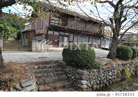 甘楽小幡　雄川堰の町並み① 95738335