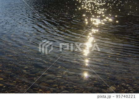 さざ波とキラキラした光【丸沼湖】 さざ波とキラキラした光【丸沼湖】 95740221