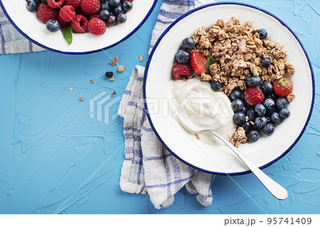 Oatmeal granola muesli 95741409