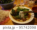 ベトナムハノイ名物ブンチャの写真素材 95742098
