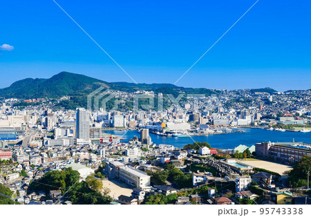 長崎市　稲佐山から眺望 95743338