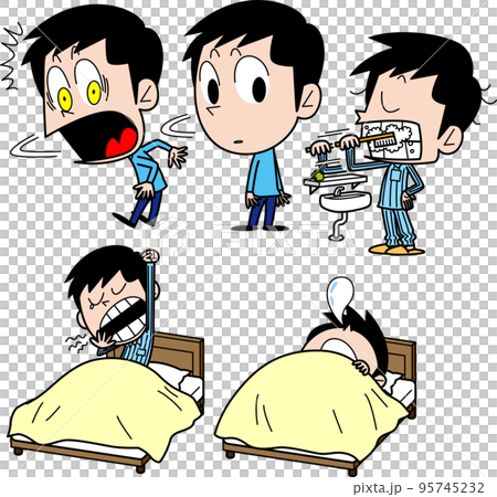 色んな表情の男性セット8 95745232