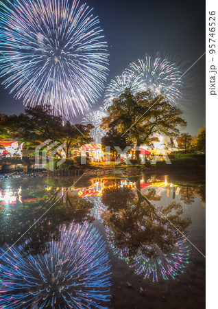 茨城県水戸市 黄門祭りの花火 茨城県水戸市 黄門祭りの花火 95746526