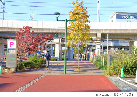 新鎌ケ谷駅南北自由通路等整備完了2022年10月　北総鉄道・新京成電鉄・東武鉄道の駅 千葉県鎌ケ谷市 95747908
