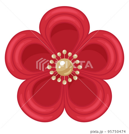 つまみ細工 つまみ画 つまみ絵 家紋 丸に橘 令和の梅の花 ハンドメイド 一点物 つまみ細工 つまみ画 つまみ絵 家紋 丸に橘 令和の梅の花