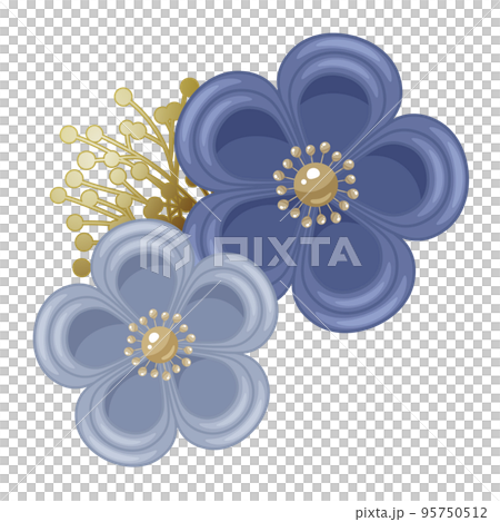 つまみ細工 つまみ画 つまみ絵 家紋 丸に橘 令和の梅の花