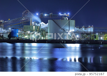 周南市工場夜景 周南市工場夜景 95752167