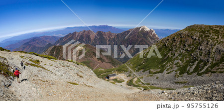 秋 南アルプス仙丈ヶ岳山頂からの風景 甲斐駒ヶ岳、八ヶ岳遠景 秋 南アルプス仙丈ヶ岳山頂からの風景 甲斐駒ヶ岳、八ヶ岳遠景 95755126