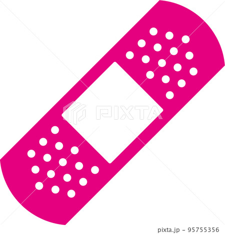 バンドエイドアイコンイラスト 95755356