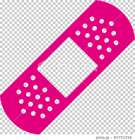 バンドエイドアイコンイラスト 95755356