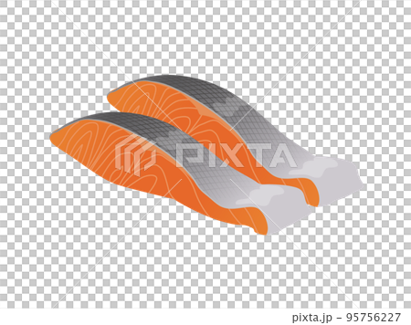 鮭の切り身 95756227