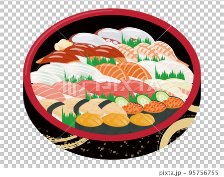 illustration of sushi oke 95756755
