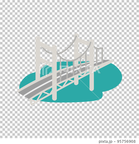 瀬戸大橋　シンプル 95756908