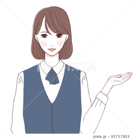 案内の女性 95757803