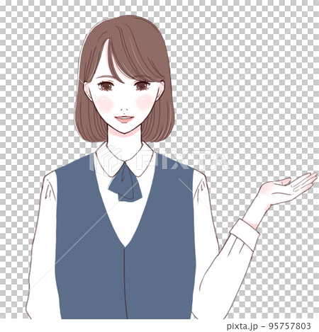 案内の女性 95757803