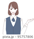 受付の案内女性 95757806