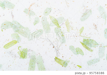 The Recycled flower and leaf paper or mulberry paper texture as background. The Recycled flower and leaf paper or mulberry paper texture as background. 95758386