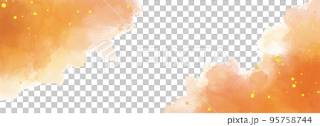 水彩紋理背景材料秋天圖像風景 95758744