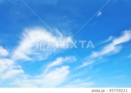 秋の青空と雲 95759221