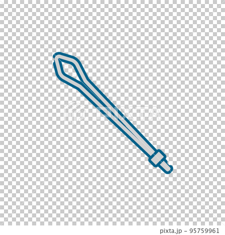 一個簡單的花邊的插圖 95759961