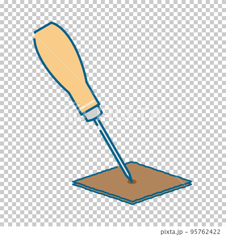 シンプルな目打ちのイラスト2 シンプルな目打ちのイラスト2 95762422