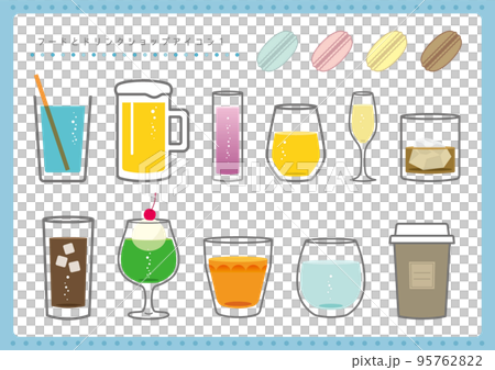 食物和飲料圖標集 1 食物和飲料圖標集 1 95762822