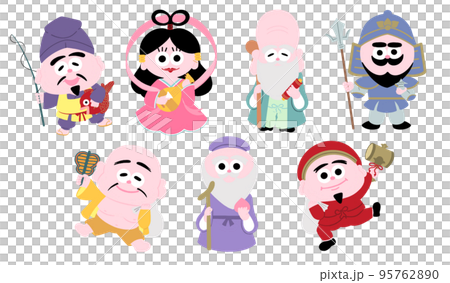 元旦七福神 95762890