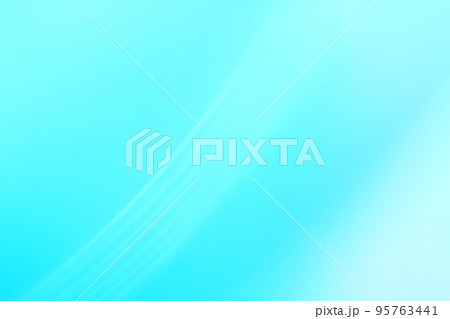 青緑色系パステルの背景　緩やかなライン　グラデーション 95763441