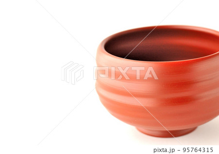 大樋焼き　飴釉の抹茶茶碗 95764315