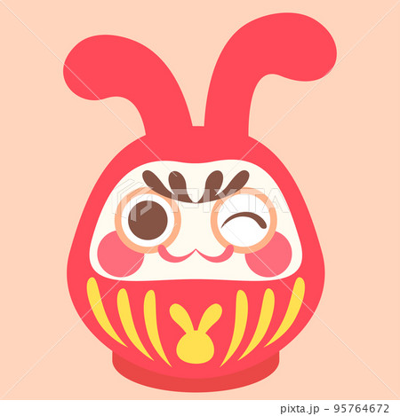 うさぎ達磨さん☆お正月