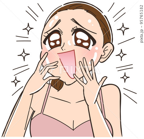 ハリのある美肌 95765182