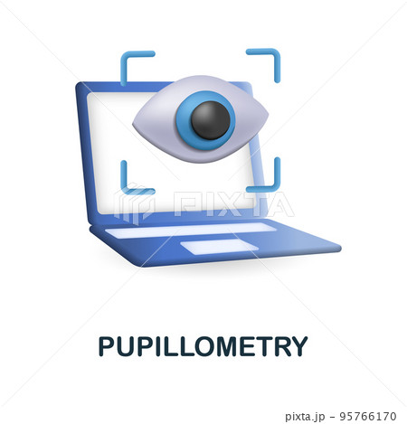 Pupillometry icon. 3d illustration from neuromarketing collection. Creative Pupillometry 3d icon for web design, templates, infographics and more Pupillometry icon. 3d illustration from neuromarketing collection. Creative Pupillometry 3d icon for web design, templates, infographics and more 95766170