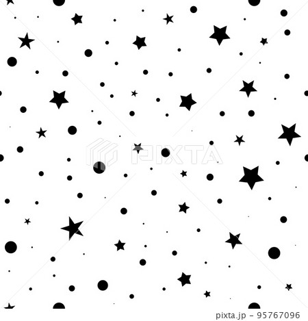 Star seamless vector abstract pattern 95767096