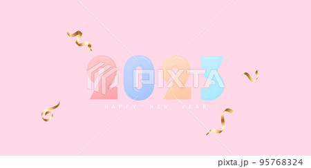happy new year 2023 background design with modern vector illustration happy new year 2023 background design with modern vector illustration 95768324