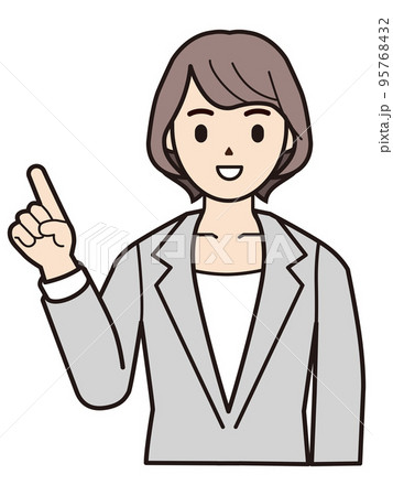 イラスト素材 女性 ビジネス イラスト素材 女性 ビジネス 95768432