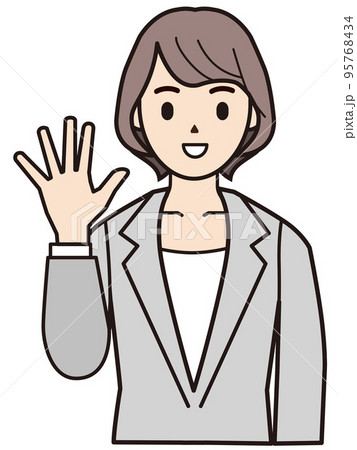 イラスト素材 女性 ビジネス イラスト素材 女性 ビジネス 95768434